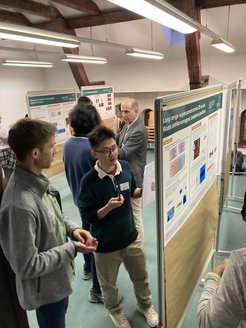 Poster session during the IMPRS retreat in Wittenberg.